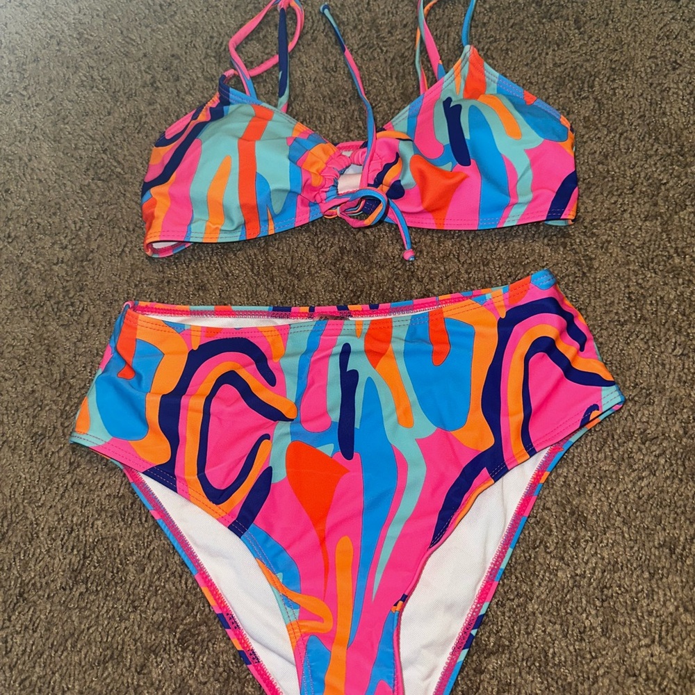 Colorful Abstract Bikini Set